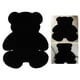 thumbnail image 4 of Funda de silla de vellón sintético, alfombra antideslizante y peluda para sofá, decoración de sala de estar Negro 45x60cm, 4 of 8