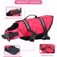 thumbnail image 4 of Life Jacket for Dogs, Reflective Ripstop Dog Life Vest with Enhanced Buoyancy & Rescue Handle, 4 of 4