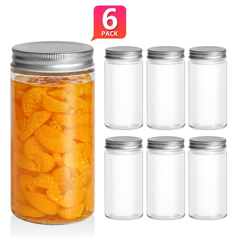 ComSaf 16oz (500ml) Wide Mouth Mason Jars With Lids - Set Of 6, Clear Glass For Canning & Storage 2 thumbnail image