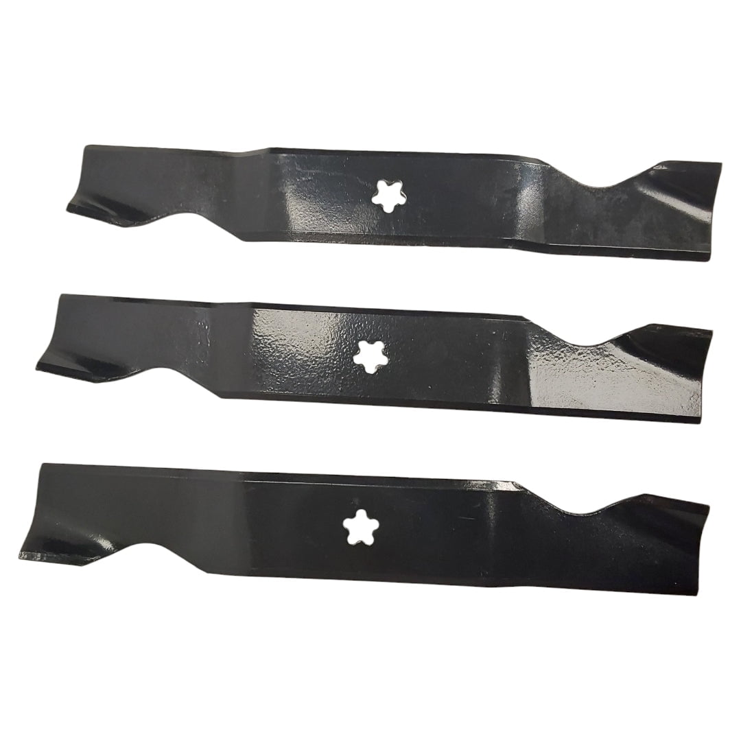Proven Part 3 Pack Of High Lift Mower Blade Fits 532187256