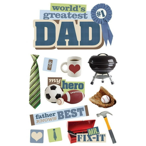 Paper House Productions Dad - 3D Sticker
