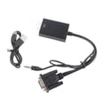 thumbnail image 1 of VGA To HD Multimedia Interface Converter, 1080p Small 3.5mm Sound Cable VGA Adapter  for Monitor for Laptop, 1 of 8