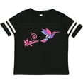 thumbnail image 3 of Inktastic Hummingbird Flying Swirl Girls Toddler T-Shirt, 3 of 5