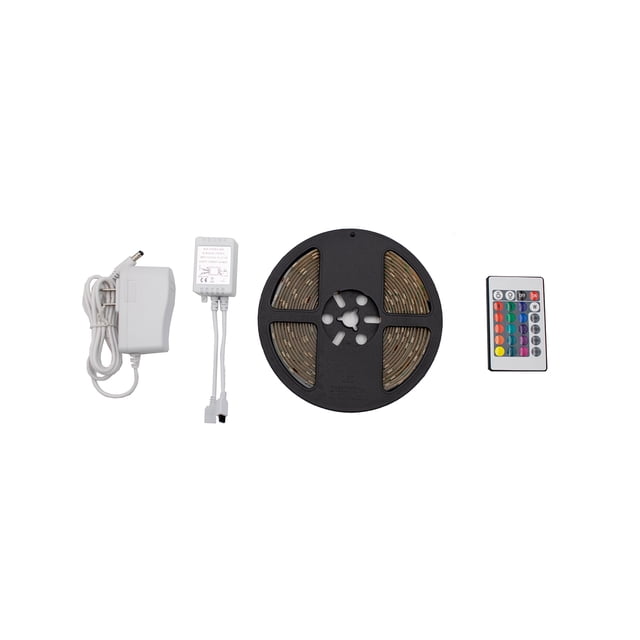 Tira Led Rgb Multicolor 16 Colores 5 M C/control Remoto 18 W Rgb