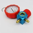thumbnail image 4 of 800PSI Refrigerant Manometer Air Condition Pressure Gauge Manometer Valve Manometro for R410A R22 R134A R404A, 4 of 5