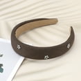 thumbnail image 6 of Unique Bargains 1 Pc Five-pointed Star Headbands for Women Coffee Color, 6 of 6
