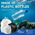 thumbnail image 3 of Small Trash Bags with Handles (1.2/2/2.6/3/4/5/6/8/13 Gallon) - Ocean Plastic Upcycling - Plastic Garbage Bags, Can Bin & Waste Basket Liner for Kitchen, Bathroom, Office and Pets, 3 of 7