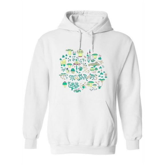 Mushrooms World Hoodie Women -Image by Shutterstock, Female Small