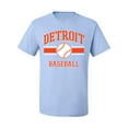 thumbnail image 2 of Wild Bobby City of Detroit Baseball Fantasy Fan Sports Men's T-Shirt, Light Blue, 3X-Large, 2 of 6