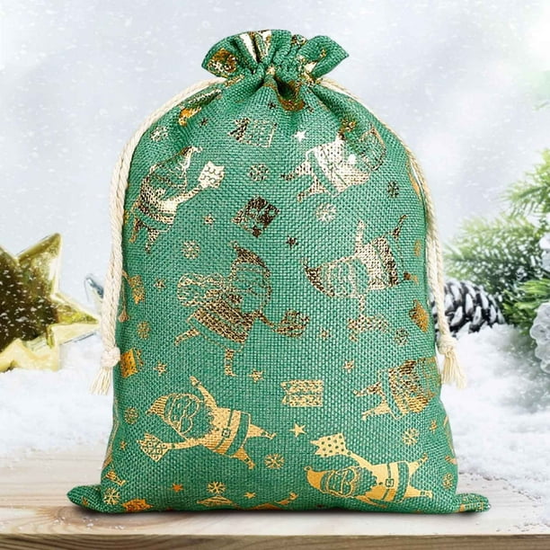 Artículos Decorativos Navideños Bolsa de Regalo Navideña