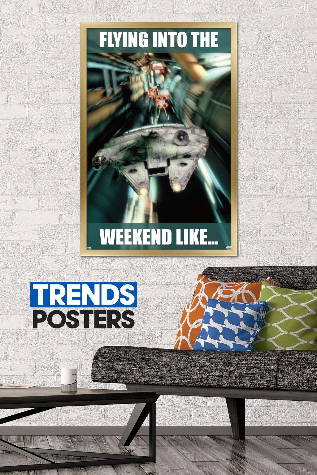 Star Wars: Saga - Weekend Wall Poster, 22.375" x 34", Framed
