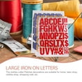 thumbnail image 3 of 5Pcs Iron On Letters Clothes Letter Patches Clothes Repairing Patches Heat Transfer Letters Patches, 3 of 9