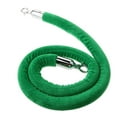 thumbnail image 4 of 1.5m Velvet Rope Crowd Control Stanchion Post Queue Barrier Velvet Rope Line Barrier Green, 4 of 9
