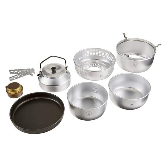 Trangia 25-4 Ultralight 8 Piece Aluminum Non-Stick Cookware Set