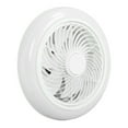 thumbnail image 2 of Ventilador de techo con luz LED Ventilador de techo moderno cerrado con luz y control remoto Atenuación continua Temporización inteligente 110‑265 V, 2 of 15