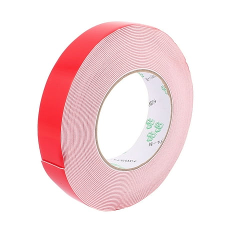 2.5CM Width 10M Length 1MM Thick White Dual Sided Waterproof Sponge Tape for Car