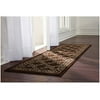 Better Homes and Gardens Woven Trellis Rug, Brown, 21" x 66"