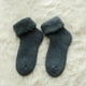 thumbnail image 3 of 2x Calcetines Gruesos Cálidos de Invierno para Mujer Contra Calcetines Fríos Azul, 3 of 8