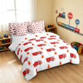 thumbnail image 2 of Erosebridal Fire Truck Twin Bedding, Firefighter Bedding Comforter Set, Blue Night 7-Piece, 2 of 6