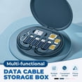 thumbnail image 2 of 9-in-1 USB Cable Kit, Fast Charging Adapter Conversion Box with Storage and Phone Stand, 2 of 7