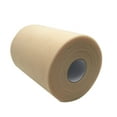 thumbnail image 1 of Bearachild Carretes de rollo de tul elegantes para decoraciones de fiesta únicas, telas de tul en rollo de aplicación amplia de poliéster Kits de decoración para fiestas C04color crema, 1 of 6