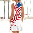 thumbnail image 4 of SMihono Robe d'Été Grande Taille pour Femmes 2023 Robes de Plage d'Été avec Encolure Stylée Sans Manches avec Poche Robe Mini, 4 of 6