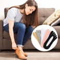 thumbnail image 4 of 5 parejas calcetines de dedo de los pies de mujer calcetines de revestimiento bajo calcetines transpirables, 4 of 6
