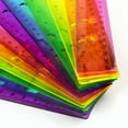 thumbnail image 4 of CCOCC 12 Inch Transparent Plastic Ruler, Clear Straightedge, 4 of 7
