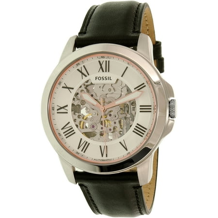 Fossil Men s Grant ME3101 Silver Leather Automatic Myanmar Ubuy