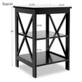 thumbnail image 6 of Oxford Small Side Table Black-Mdf Material Legs,Black Mdf Furniture Primary Living Space Tables, 6 of 6