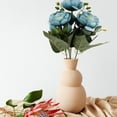 thumbnail image 1 of FESTFENDS 2Ud Flor Artificial Peonía Azul Para Hogar Y Ramo De, 1 of 6