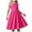 Pink, variant on Gubotare Girls Summer Sun Dresses Girl's Halter Neck Spaghetti Strap Summer Casual Sundress A-line Dress (Watermelon Red,Size 8-9 Years)