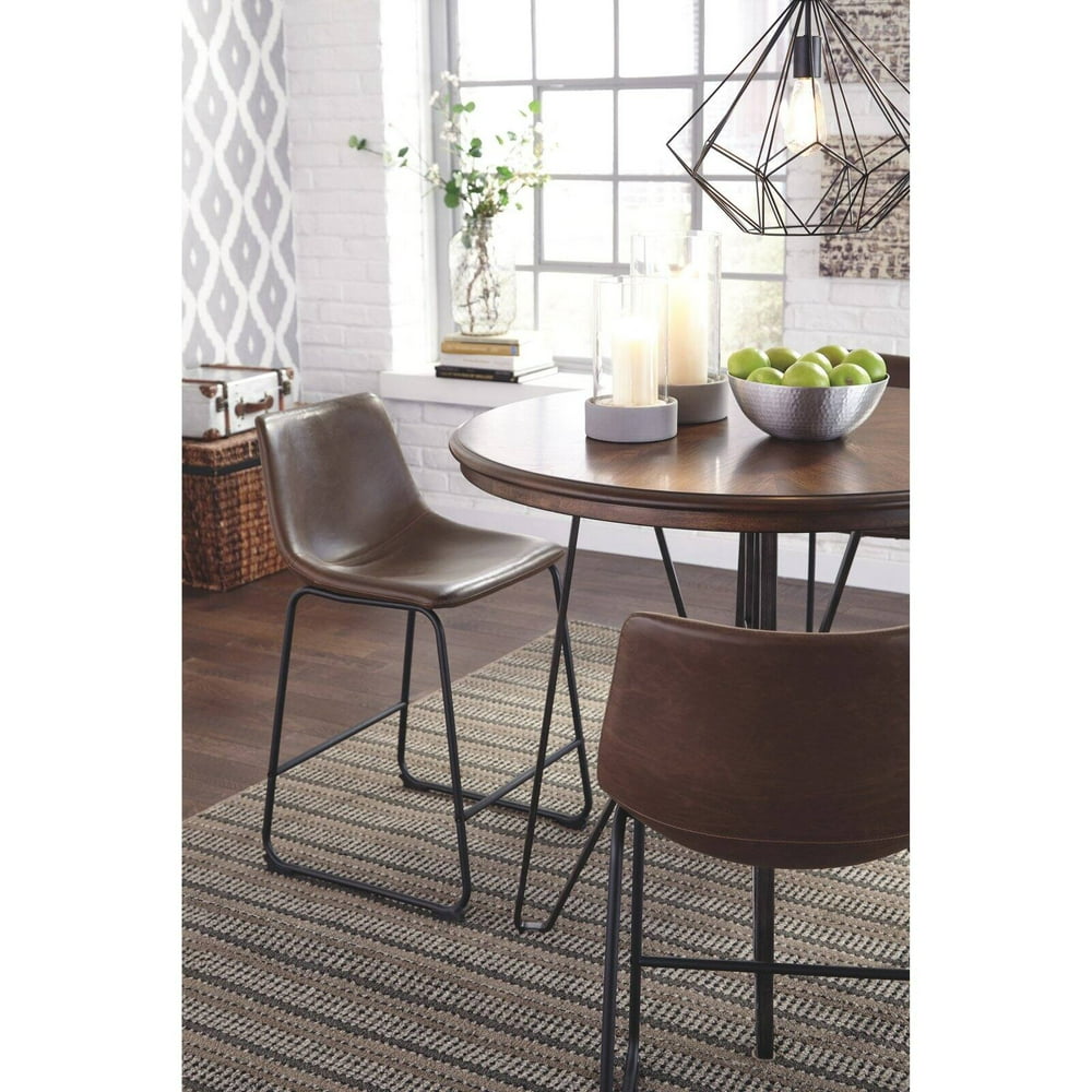 Signature Design By Ashley Casual Centiar Round Dining Room Counter
