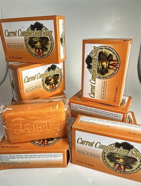 Carrot Complexion Soap Skin Tone Improvement w/ Carrot Oil (12 Pack)