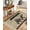 Brown, variant on Brown Black Bear Bathroom Rug 2'x3', Farmhouse Cabin Forest Vintage Low Profile Front Entryway Rug with Tassels, Woven Cotton Washable Kitchen Mat Carpet for Foyer Bedroom Back Door Decor