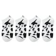 thumbnail image 6 of OHOIOLLA 2Pairs Cow Print Socks Girls Cotton Breathable Short Socks Summer, 6 of 8