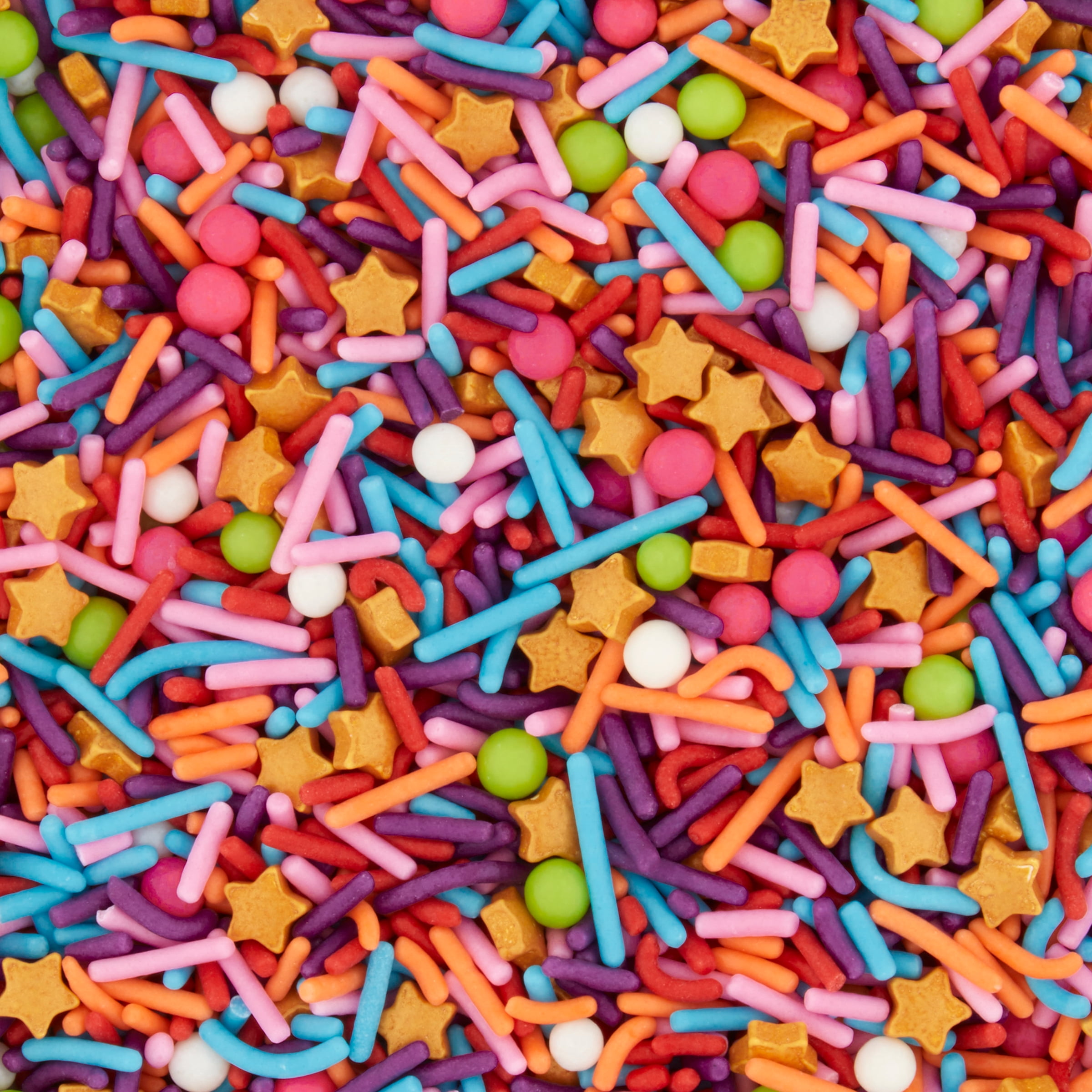 Great Value Sprinkles Mix Tub for Desserts, Candies, Jimmies and Pearls,  10.48 oz., Assorted Colors