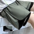 thumbnail image 2 of oqasdz Boy Shorts with Compression Liner Children's Summer Workout Running Shorts for Kids Solid Color Breathable Outdoor Bottoms,Grey, 2 of 6