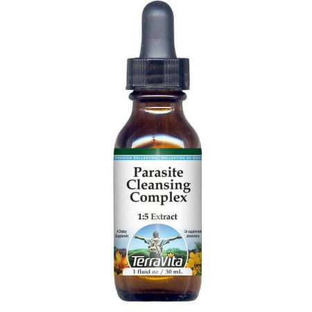 Parasite Cleansing Complex Glycerite Liquid Extract (1:5) - No Flavor (1 oz, ZIN: (Best Medicine For Parasites)
