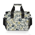 thumbnail image 7 of FORMRS Insulated Cooler Bag 24 Cans Capacity Soft Leakproof Lunch Box with Side Pockets, Light Floral, 7 of 7
