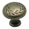 thumbnail image 2 of Weathered Brass Leaf Cabinet Knob Pulls BP1581-R2 Amerock's "Inspirations" Collection - 10 Pack, 2 of 2