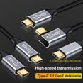 thumbnail image 1 of Video Cable High-speed Transmission High Resolution Plug Play Type-C3.1 Male to Male Multi-purpose AV Cord for Monitor, 1 of 8