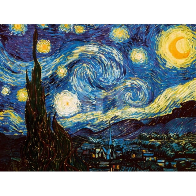 Starry Night, c.1889 Art Print by Vincent van Gogh Sold by Art.Com ...