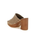 thumbnail image 3 of Masaki Soft Suede Leather Wooden Clogs, 3 of 12