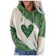 thumbnail image 1 of Moda mujer manga larga patchwork impreso damas sudadera con capucha tops Pompotops gfhjh12160, 1 of 4