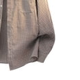 thumbnail image 4 of JTSRKL Classic Plaid Oxford Cloth Shirts for Men Long Sleeve Lapel Button Pocket Shackets Casual Office Wear Relaxed Fit Versatile Tops, 4 of 7
