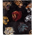thumbnail image 5 of Kainsy Blanket for Boys, Comfy Plush Flannel Fleece Throw Blanket Lightweight Warm Beast Blanket, Soft Fluffy Fuzzy Black Blanket for Kids Boys Girls Birthday Gifts, Travel and Beach(40"x50"), 5 of 8