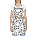 thumbnail image 3 of Pofeuu Nautical Themed Simple Anchors Print Aprons with Pockets, Cute Aprons for Kitchen, Cooking, Server, Barber, Chef Apron, 3 of 7