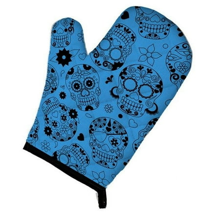 

Day of the Dead Red Oven Mitt - Red