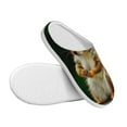 thumbnail image 3 of Lsque Squirrels Eating Peanuts On The Tree Pattern Womens Comfort Cotton on Scuff With Memory Foam and Anti-skid Sole Slipper-39/40, 3 of 7